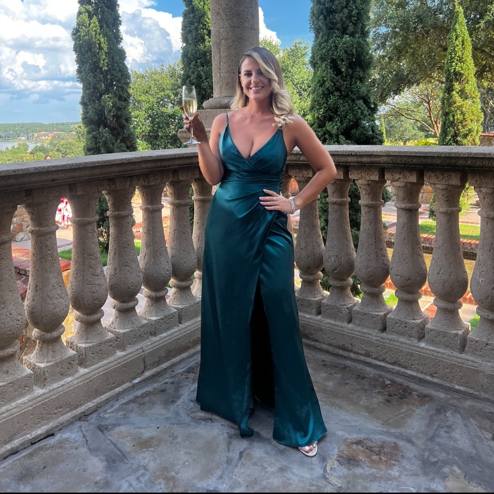 Wedding Guest Dress Emerald Gem Green sz 2
